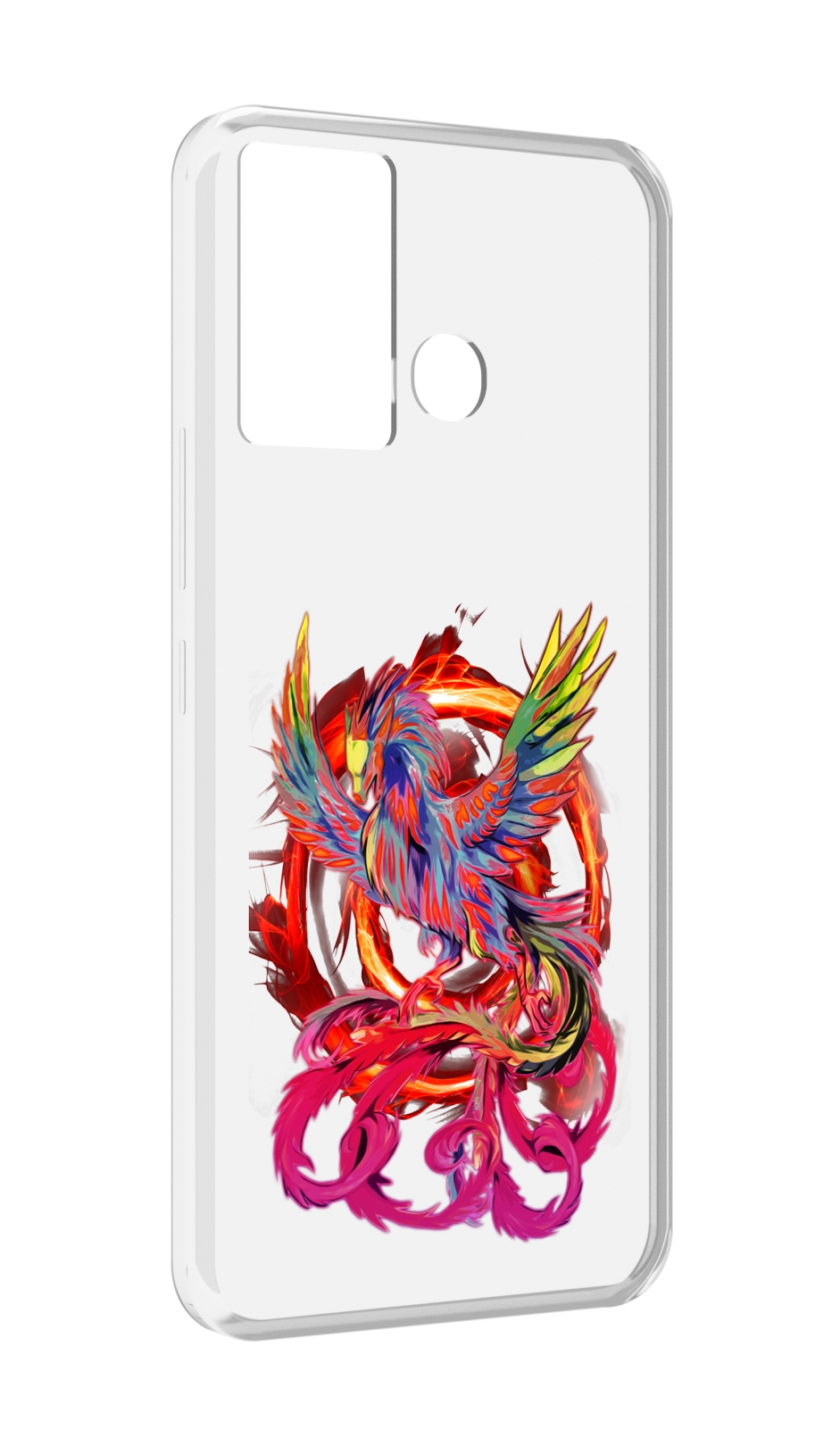 

Чехол MyPads красочный феникс для Infinix Hot 12 Play, Прозрачный, Tocco