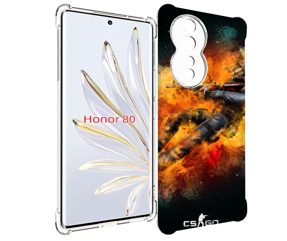 

Чехол MyPads CS-go Контр-террорист для Honor 80, Прозрачный, Tocco