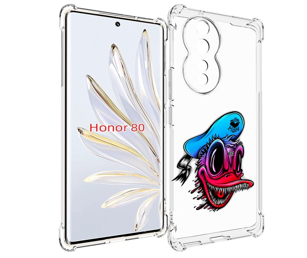 

Чехол MyPads Дональд для Honor 80, Прозрачный, Tocco