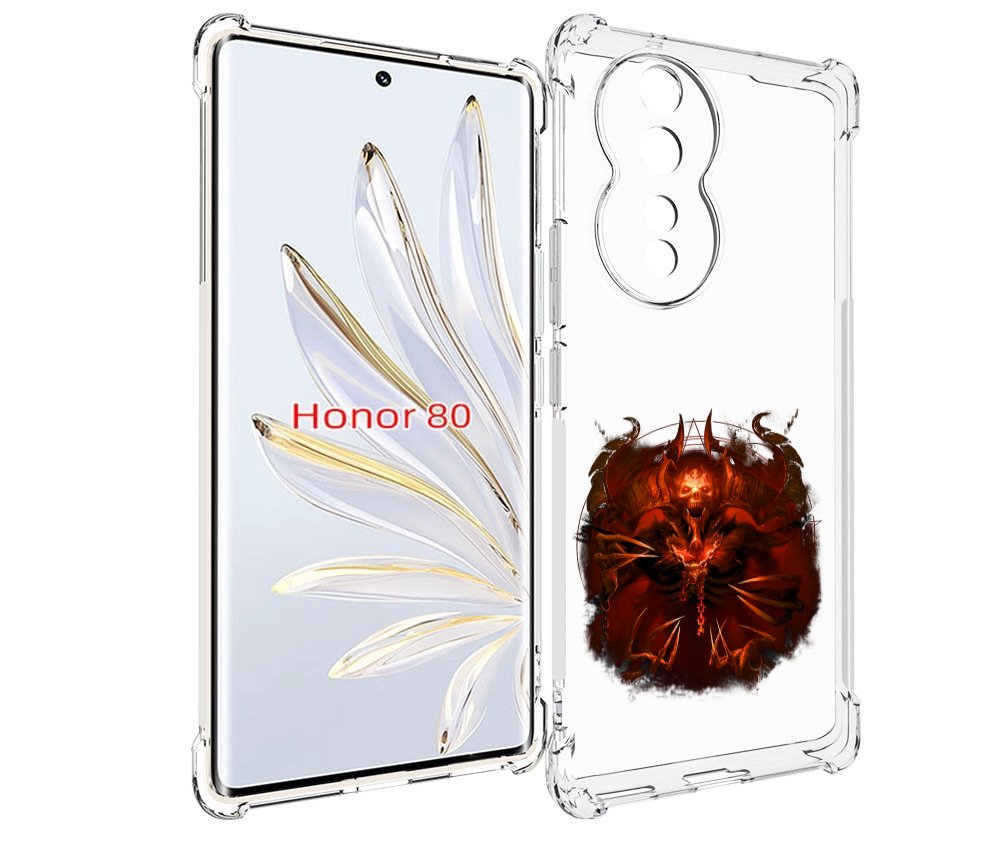 

Чехол MyPads яркий демон для Honor 80, Прозрачный, Tocco