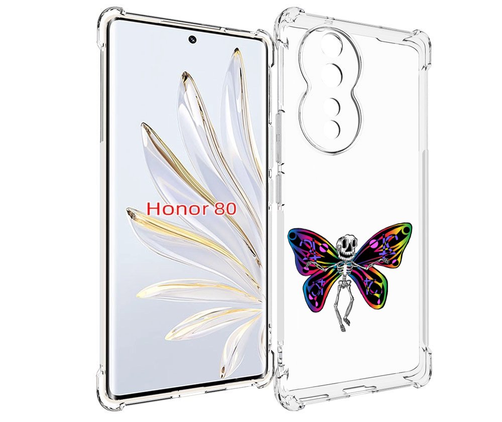 

Чехол MyPads эффект бабочки для Honor 80, Прозрачный, Tocco