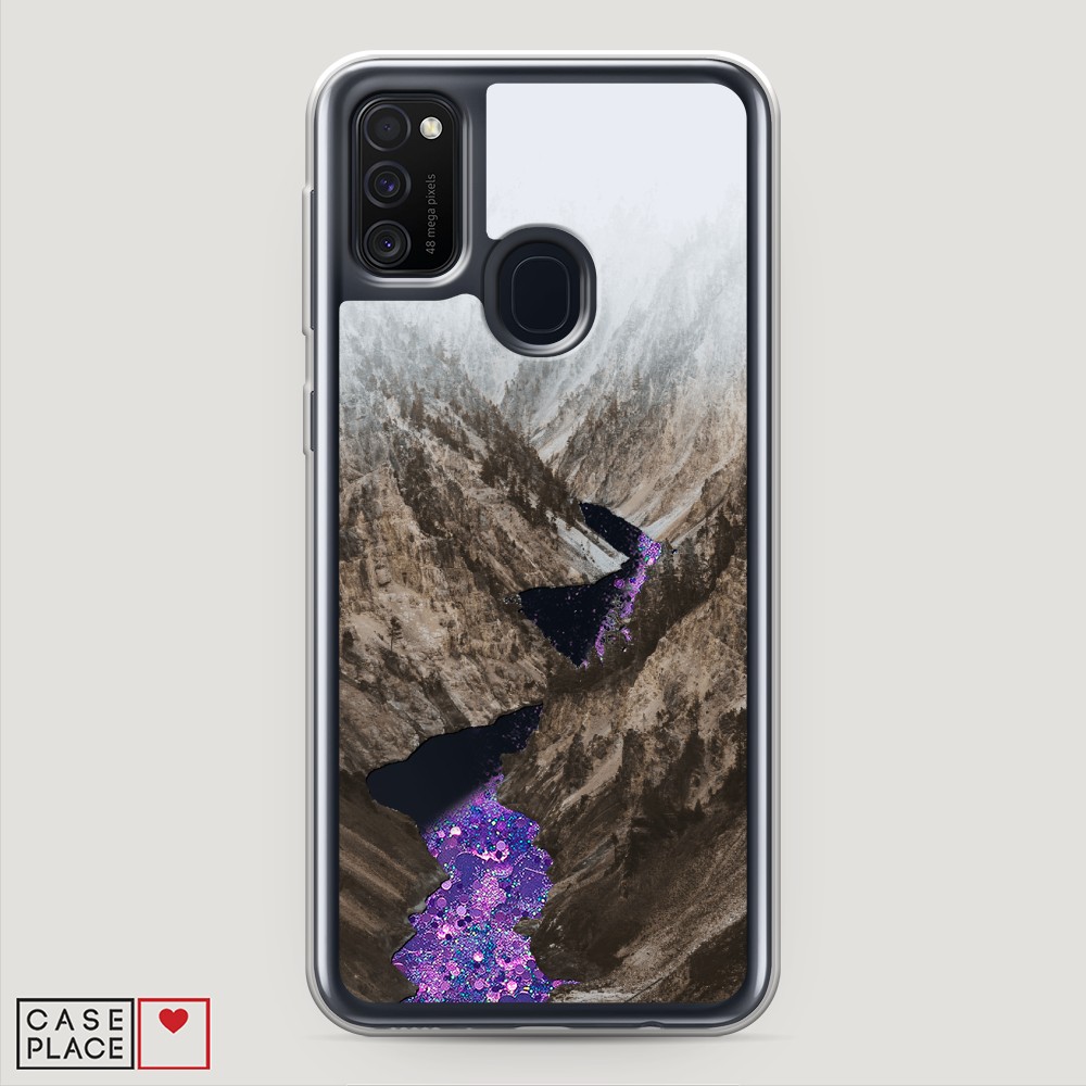 

Чехол Awog на Samsung Galaxy M21 "Горная река", Разноцветный, 29792-1