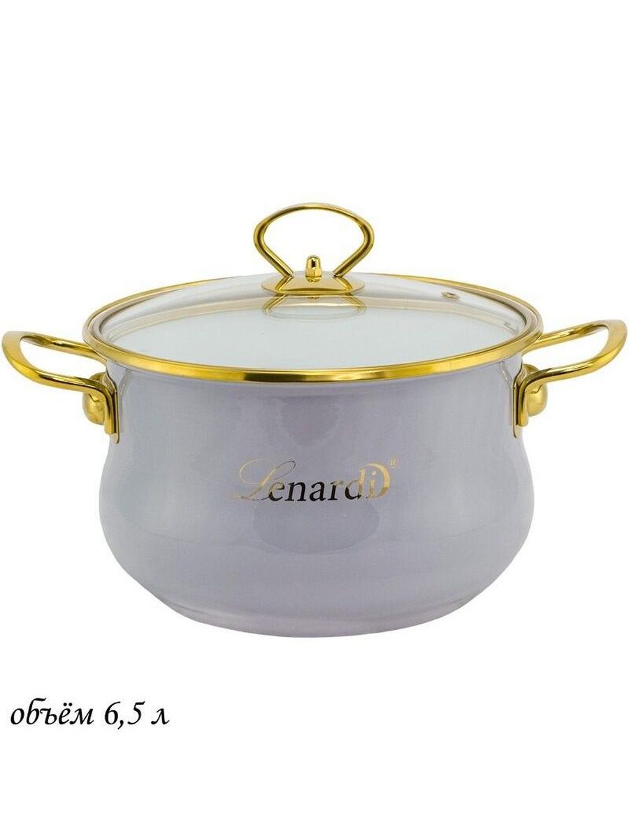 

Кастрюля Lenardi MIGUEL 6,5л с крышкой 26см 1 шт