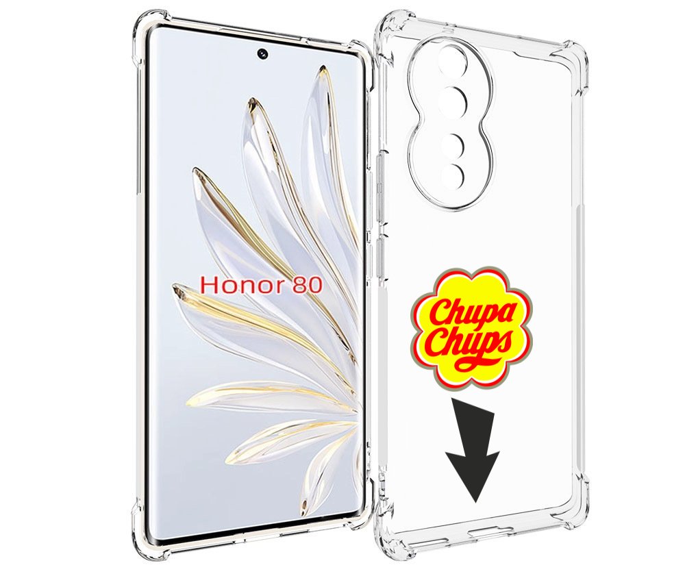 

Чехол MyPads чупа чупс для Honor 80, Прозрачный, Tocco