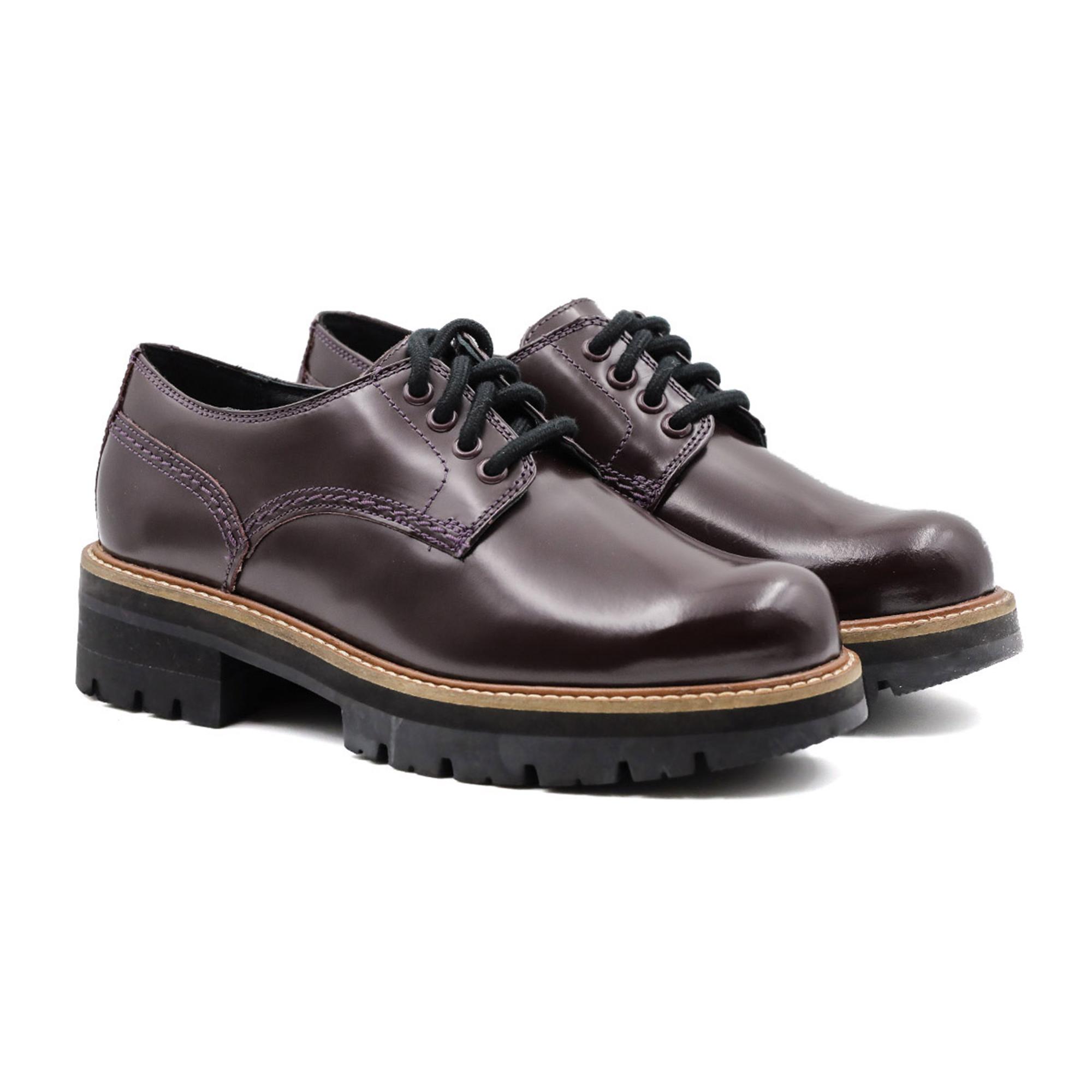 Полуботинки женские Clarks Orianna Derby 26161402 бордовые 37.5 EU