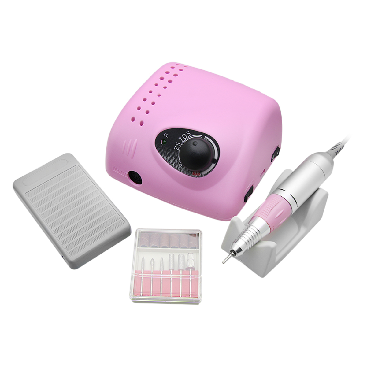 

Аппарат для маникюра и педикюра Global Fashion 65W ZS-705 розовый, 35000 оборотов