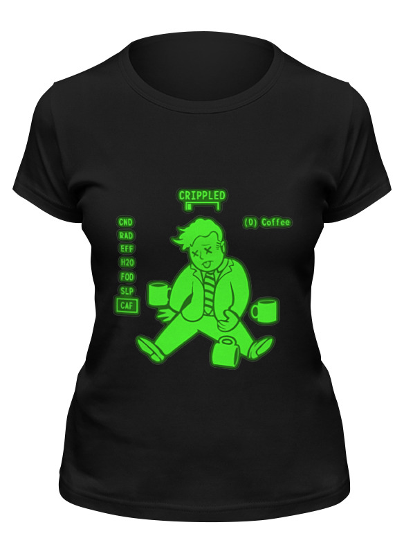 

Футболка женская Printio Fallout boy черная 2XL, Черный, Fallout boy