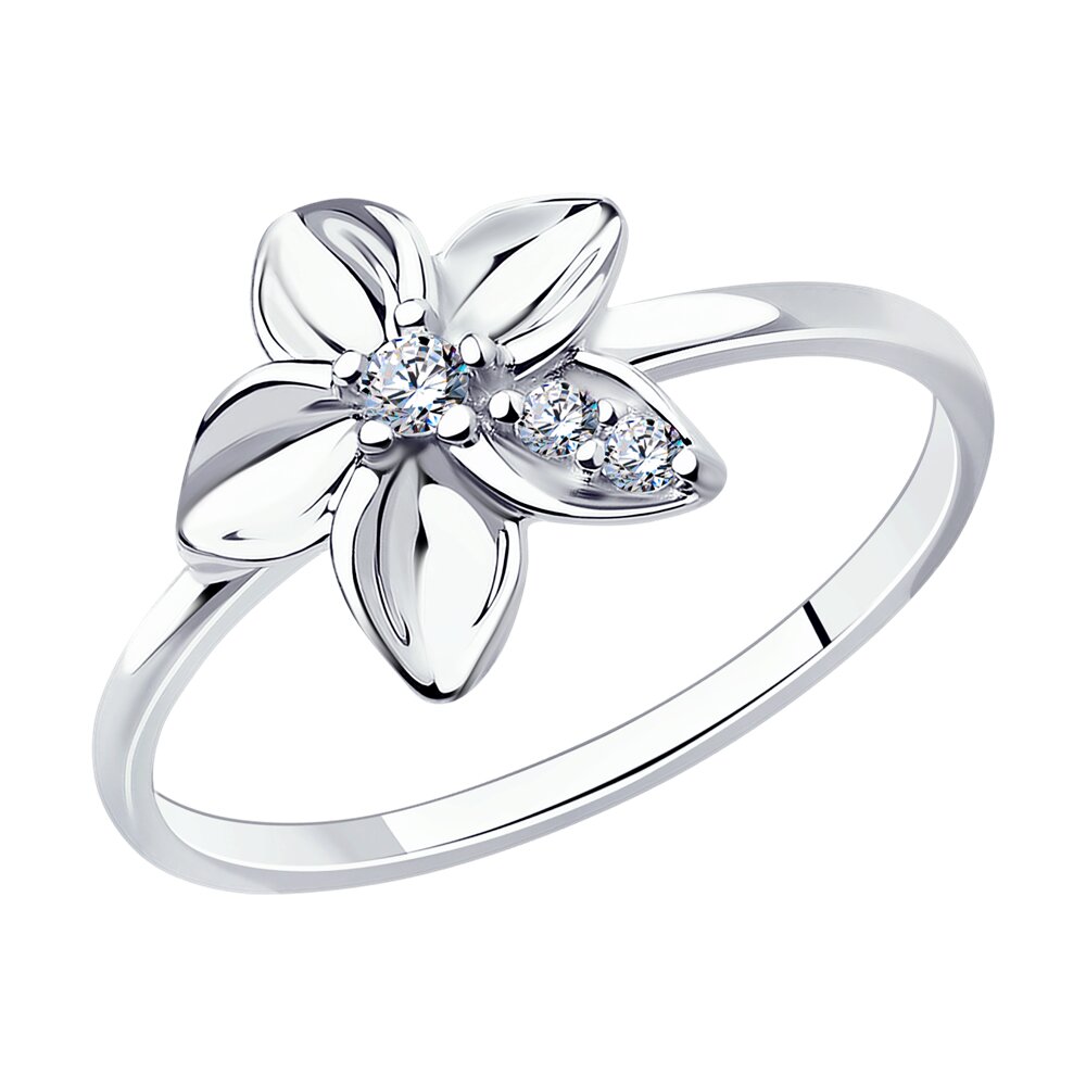 

Кольцо из серебра р. 16,5 Diamant 94-110-01636-1, фианит, 94-110-01636-1