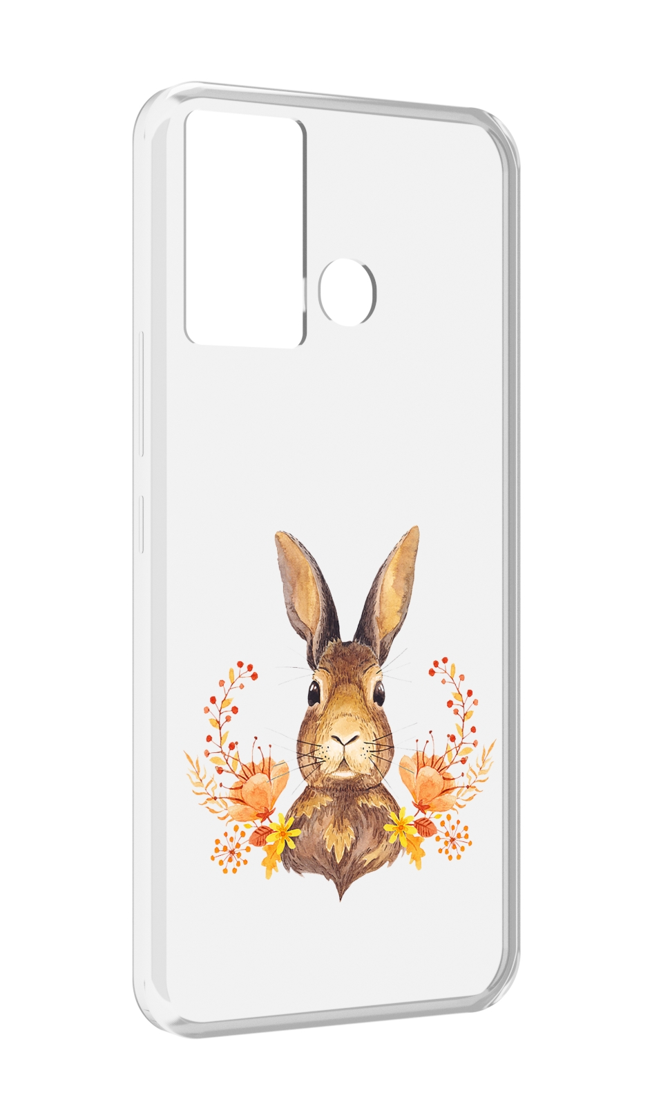 

Чехол MyPads зайка в цветах для Infinix Hot 12 Play, Прозрачный, Tocco