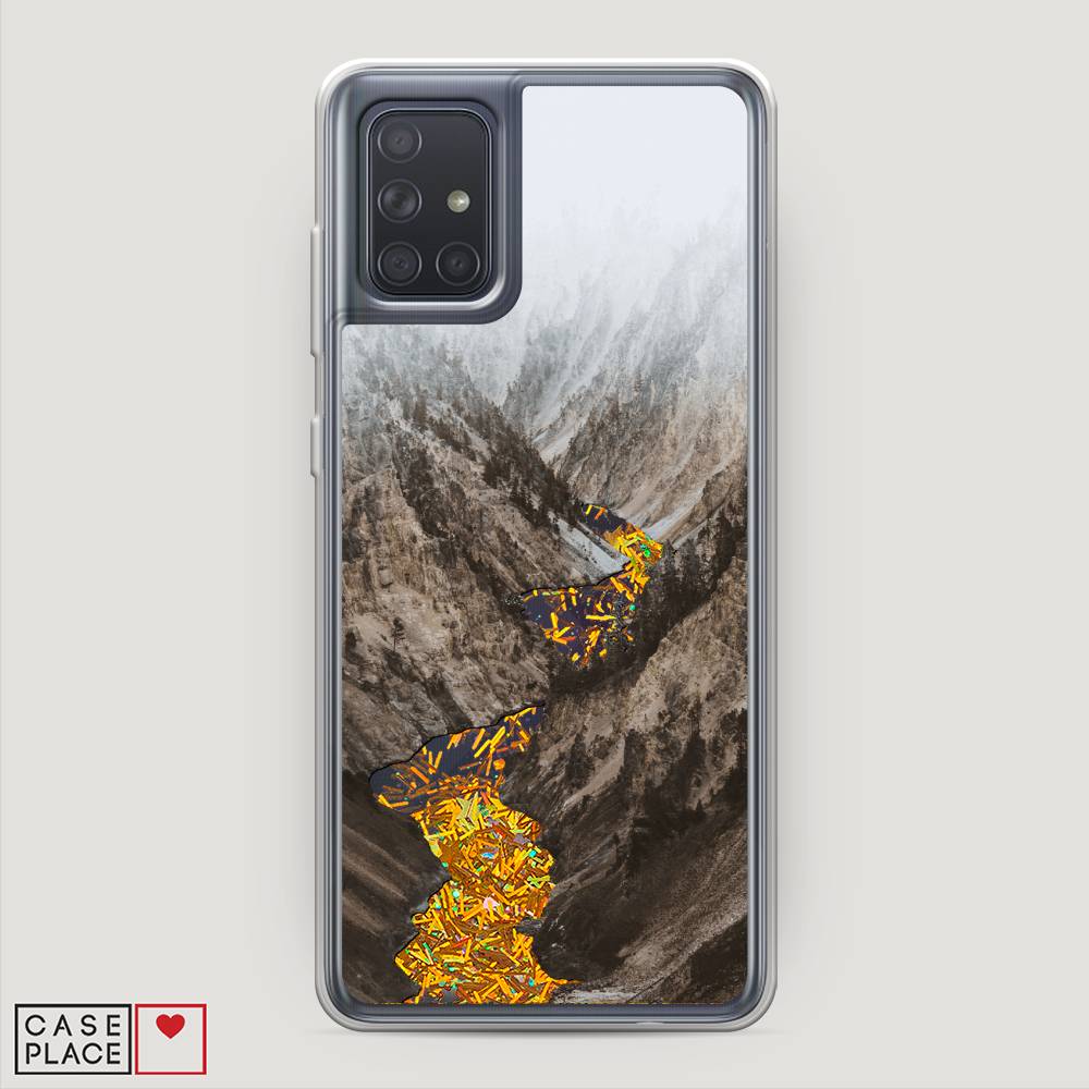 

Чехол Awog на Samsung Galaxy A71 4G "Горная река", Разноцветный, 29090-1