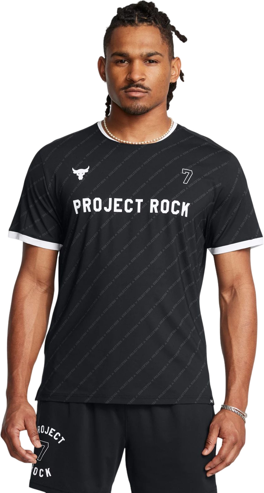 Футболка мужская Under Armour PJT RCK RUGBY SHIRT черная SM