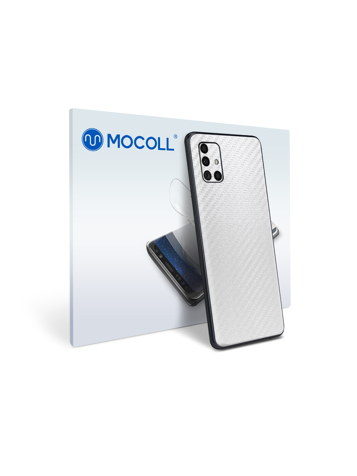 

Пленка защитная MOCOLL для задней панели Samsung Galaxy M01 Камень Черный