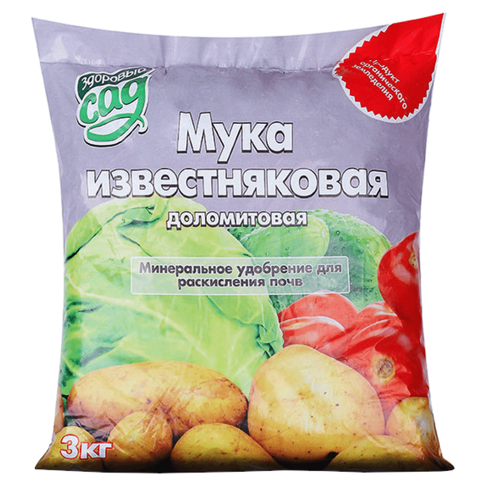 

Мука известняковая Здоровый сад 3 кг