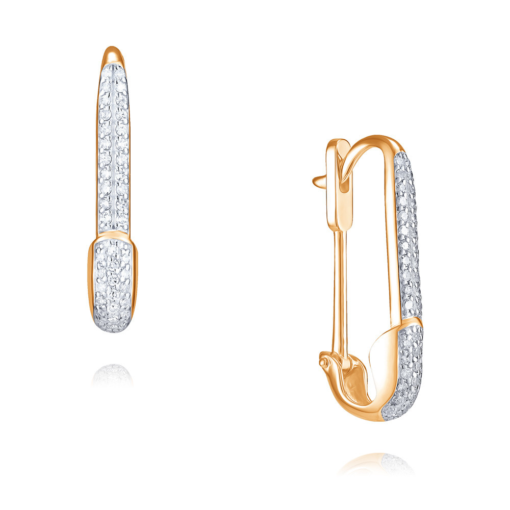 

Серьги из красного золота с бриллиантом ADAMAS 24040538/01-А50Д-41, 24040538/01-А50Д-41
