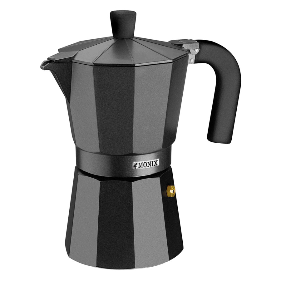 

Кофеварка на 6 чашек Monix Vitro Black, сталь нержавеющая