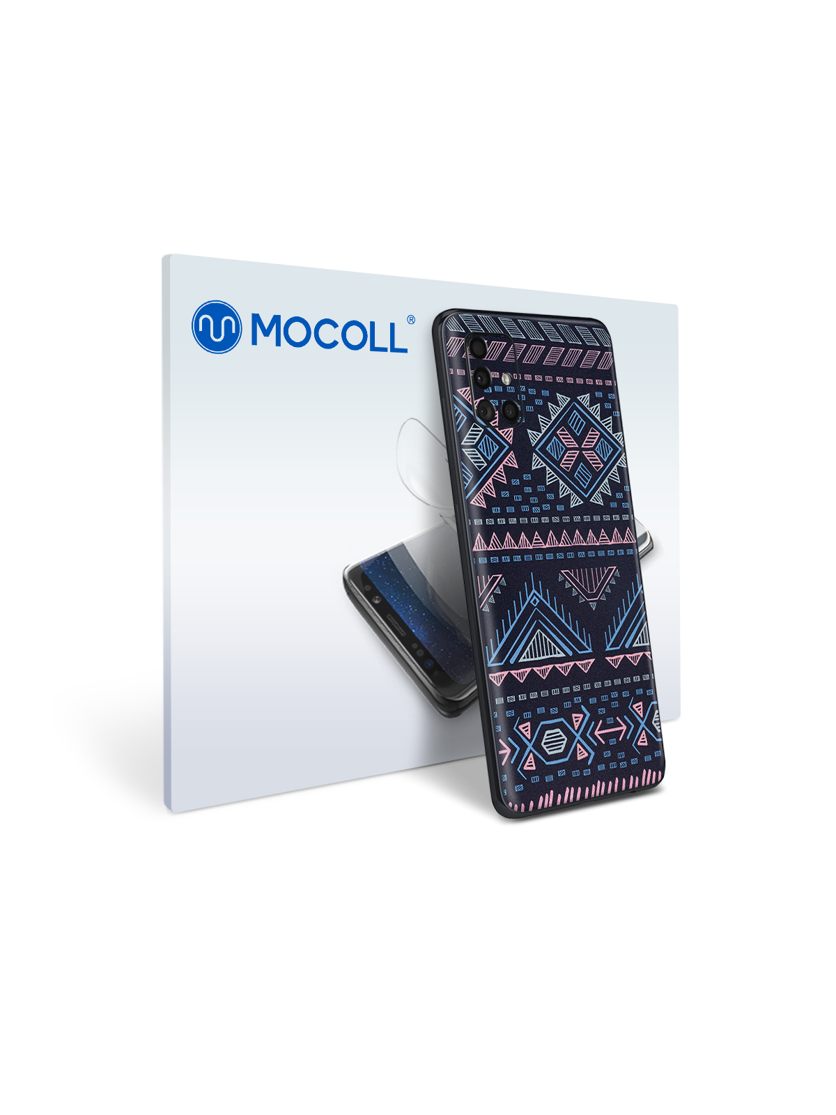 

Пленка защитная MOCOLL для задней панели Samsung Galaxy A32 Богемный узор Аргайл