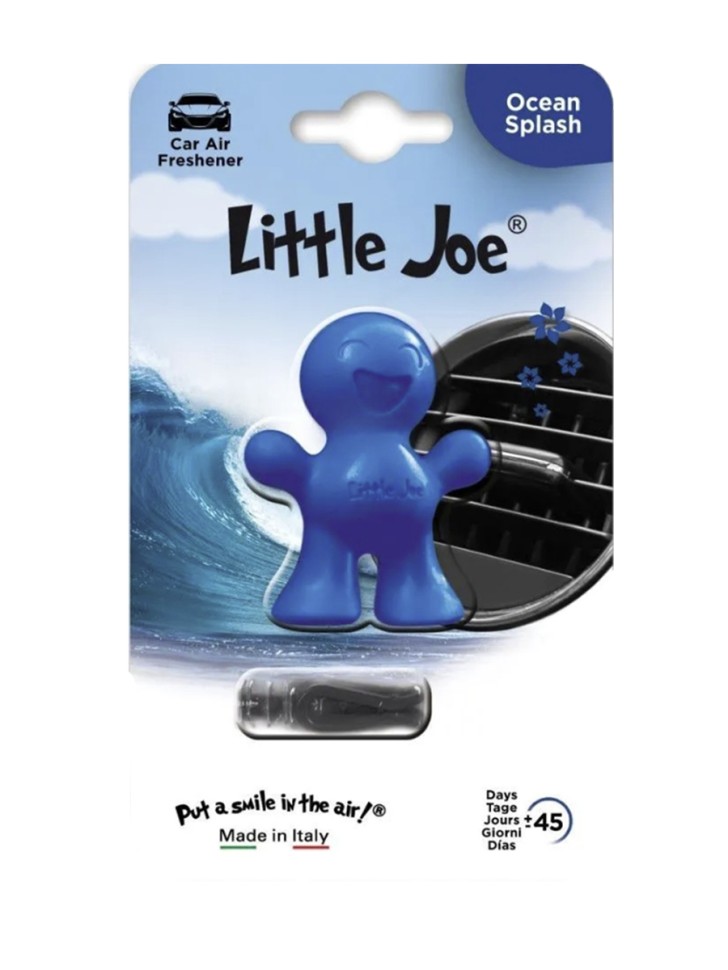 

Автомобильный ароматизатор Little Joe в дефлектор ocean splash(океанский бриз/reflex blue)