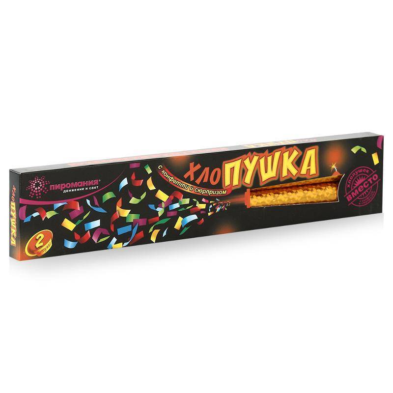 

Хлопушки Мир Праздника с конфетти и сюрпризом 2 шт