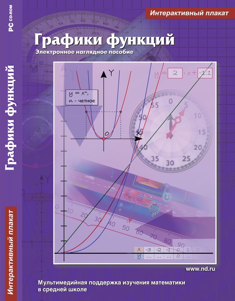 фото Интерактивные плакаты. графики функций. программно-методический комплекс (dvd-box) новый диск