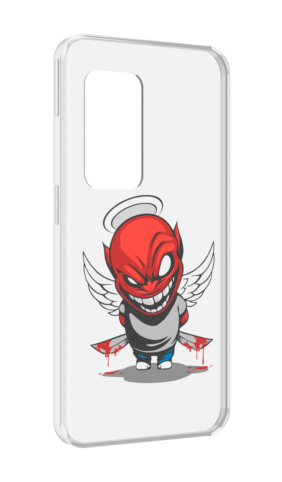 

Чехол MyPads злой-ангел для UleFone Power Armor X11 Pro, Прозрачный, Tocco
