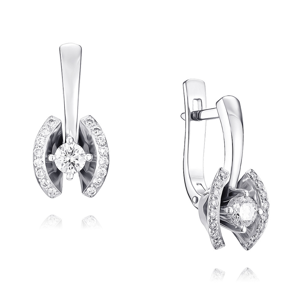 

Серьги из белого золота с бриллиантом ADAMAS 2456547/01-А511Д-41, 2456547/01-А511Д-41