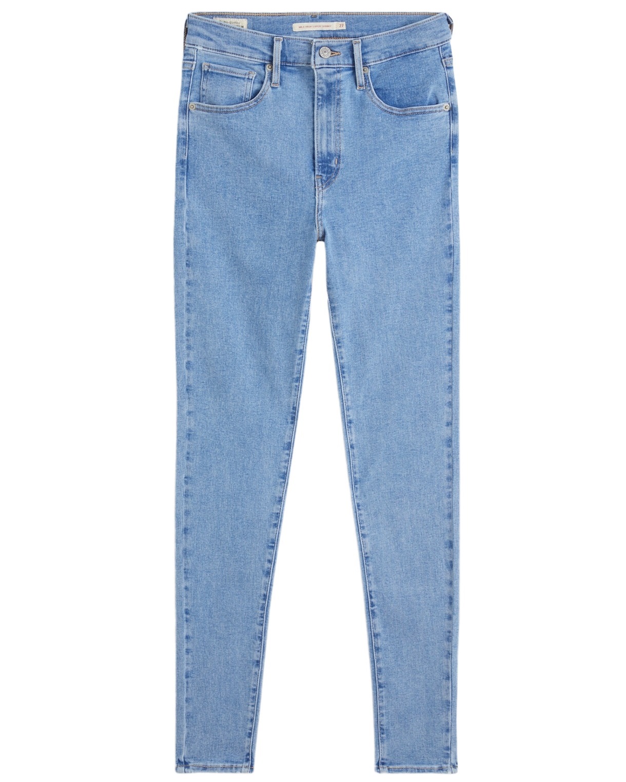 Джинсы женские Levi's Mile High Super Skinny Naples Stone Jeans голубые 44