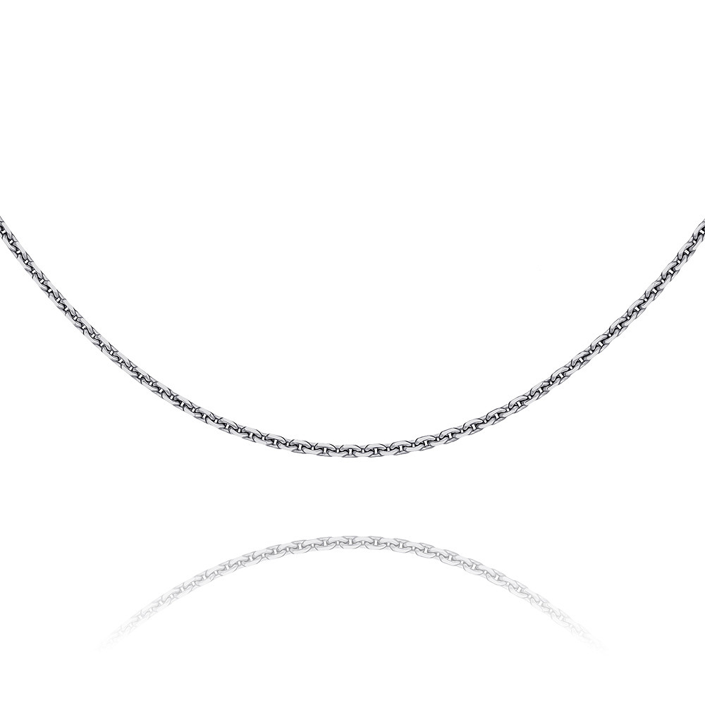 

Цепочка из белого золота 45 см ADAMAS Ц028674/01-А512Д-01, Серебристый, Ц028674/01-А512Д-01