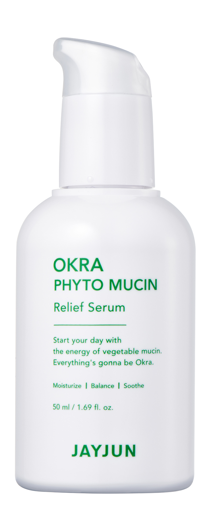 фото Сыворотка для лица jayjun okra phyto mucin relief serum для сияния кожи, 50 мл