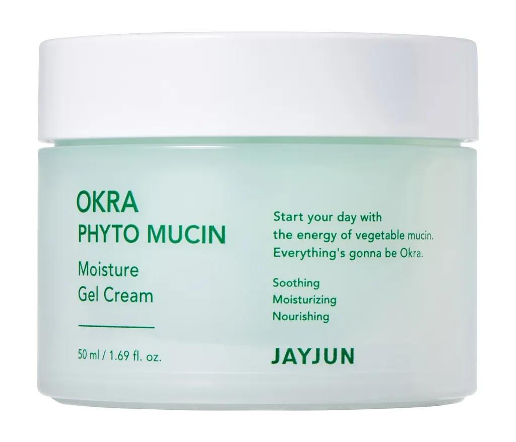 фото Крем-гель для лица jayjun okra phyto mucin moisture gel cream, 50 мл