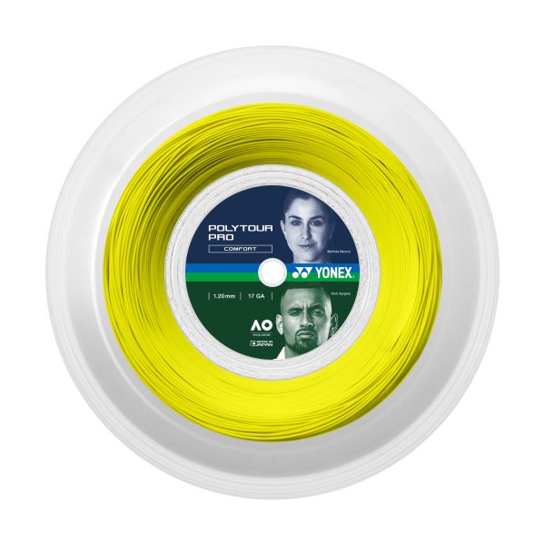 Струна для тенниса Yonex Polytour Pro 125 (200м.) (Yellow)