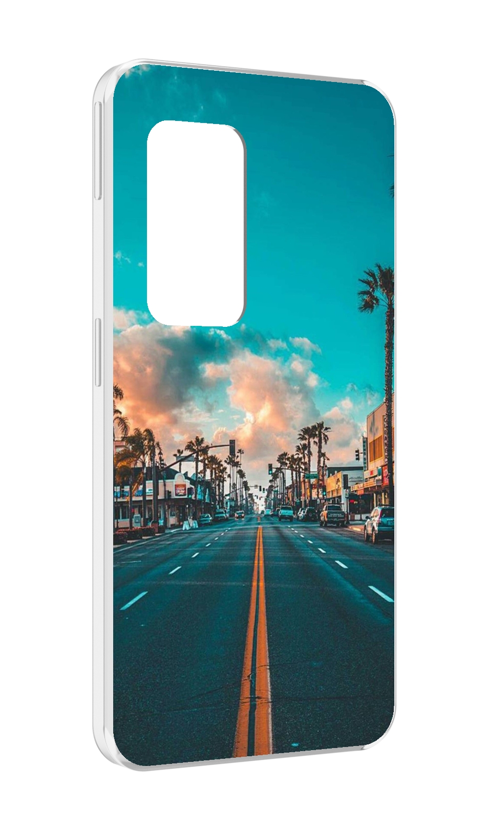 

Чехол MyPads дорога-в-лос-анджелес для UleFone Power Armor X11 Pro, Прозрачный, Tocco