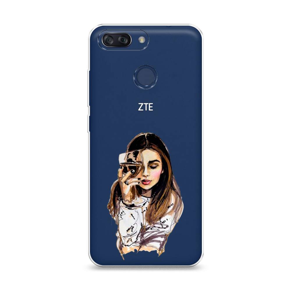 

Чехол Awog на ZTE Blade V9 Vita / ЗТЕ Блэйд V9 Vita "Девушка с бокалом", Разноцветный, 132550-7