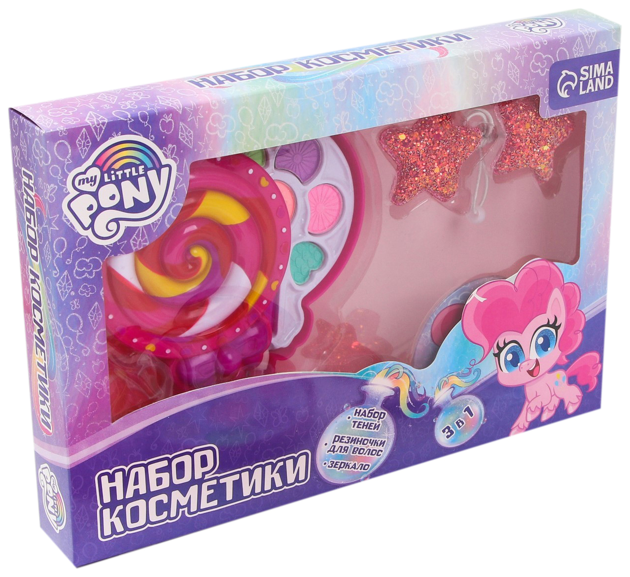 Набор детской косметики и аксессуаров Hasbro Пинки Пай 3 в 1 My Little Pony