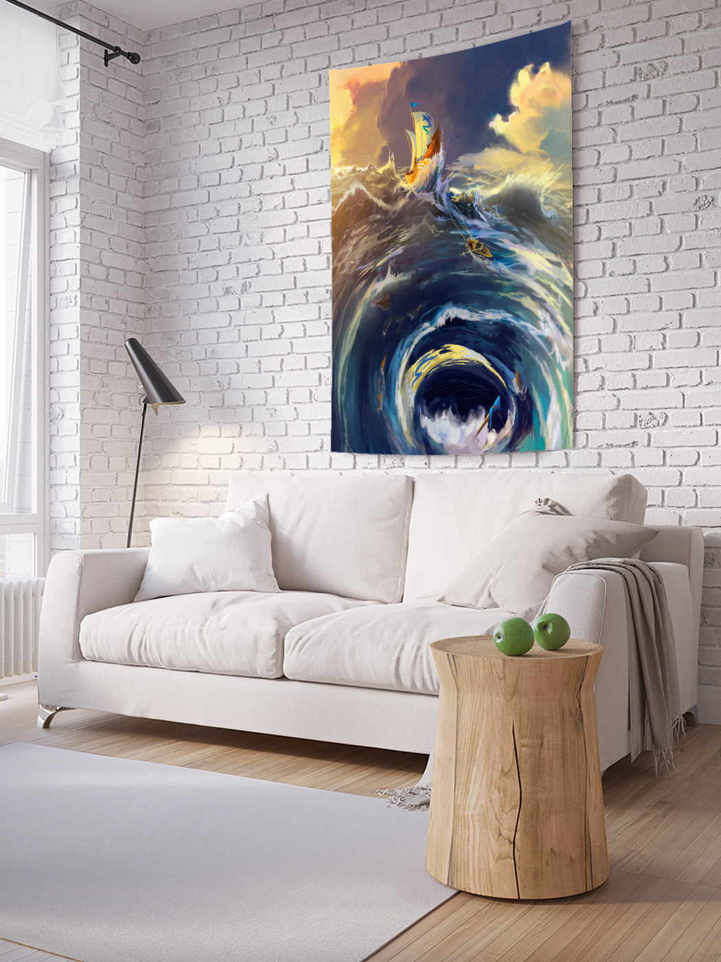 

Вертикальное фотопанно на стену JoyArty Корабль в морском вихре 100x150 см, Корабль в морском вихре