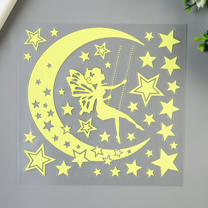 

Светящаяся наклейка Room Decor "Звёздная фея" 18х18 см