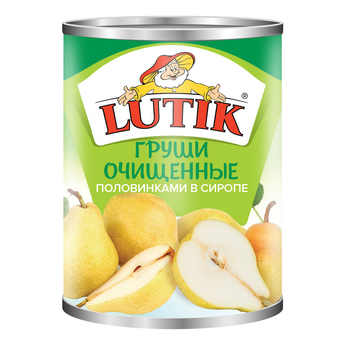 

Груши Lutik половинки в сиропе 3,1 кг