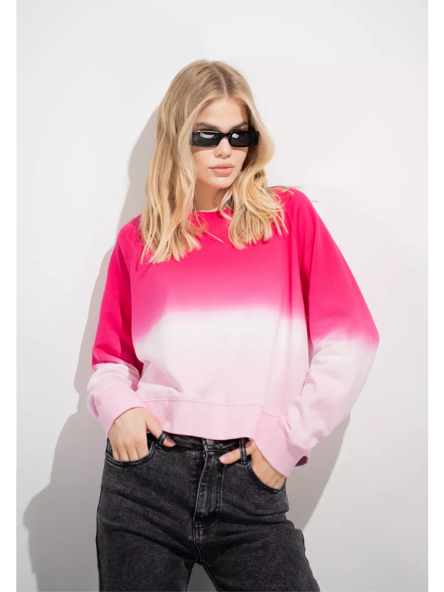 

Свитшот женский Nordiana NRD-Tie-dye розовый S, NRD-Tie-dye