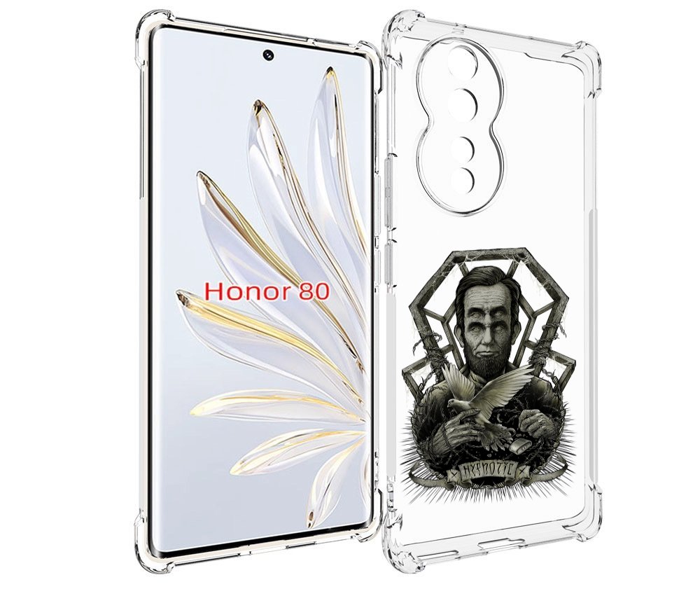 

Чехол MyPads франклин абстракция для Honor 80, Прозрачный, Tocco