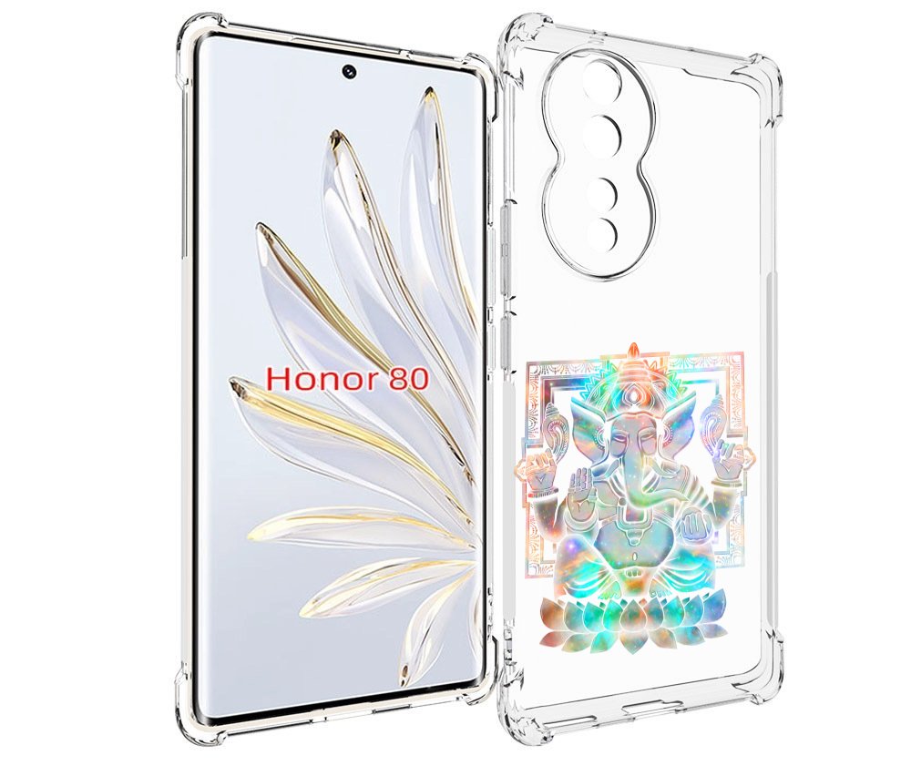 

Чехол MyPads умный слон для Honor 80, Прозрачный, Tocco