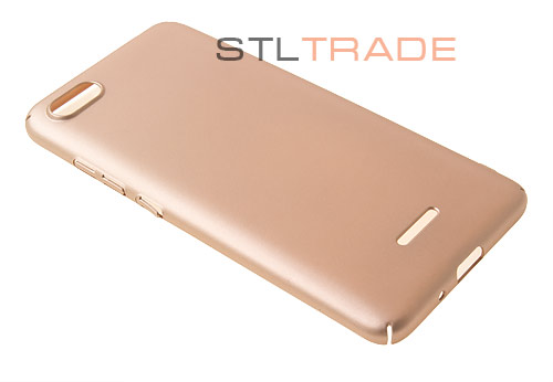 

Накладка PC для Xiaomi Redmi 6a с Soft Touch покрытием золото, Золотистый