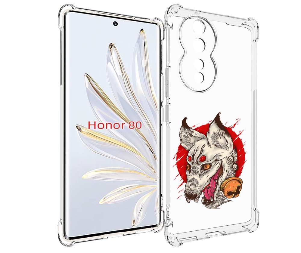 

Чехол MyPads страшная собака для Honor 80, Прозрачный, Tocco