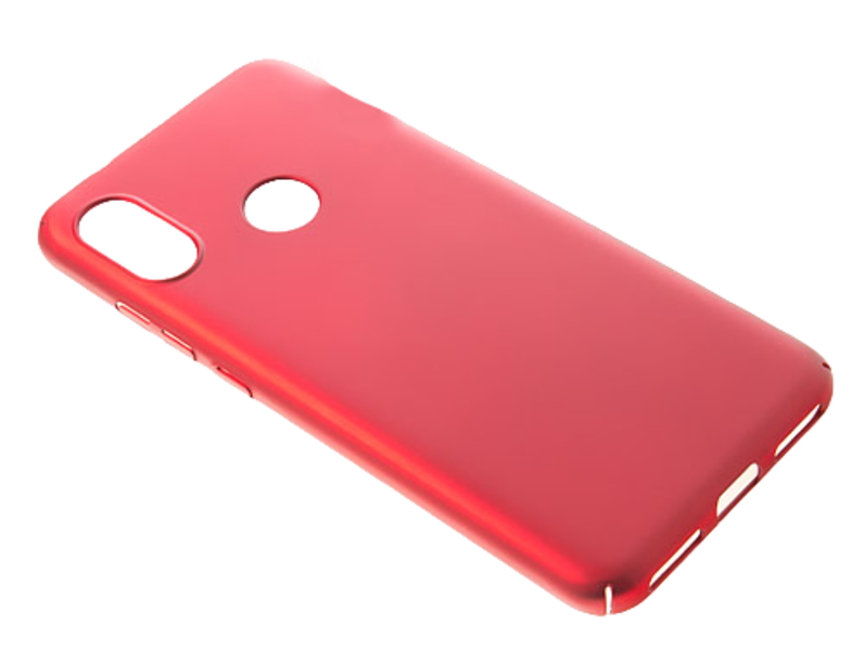 

Накладка PC для Xiaomi Redmi 6 Pro с Soft Touch покрытием красная, Красный