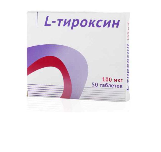 Купить L-Тироксин таблетки 0, 1 мг 50 шт., Озон ООО