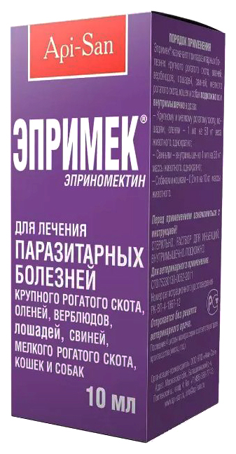 

Антигельминтик животных APICENNA, флакон 10 мл