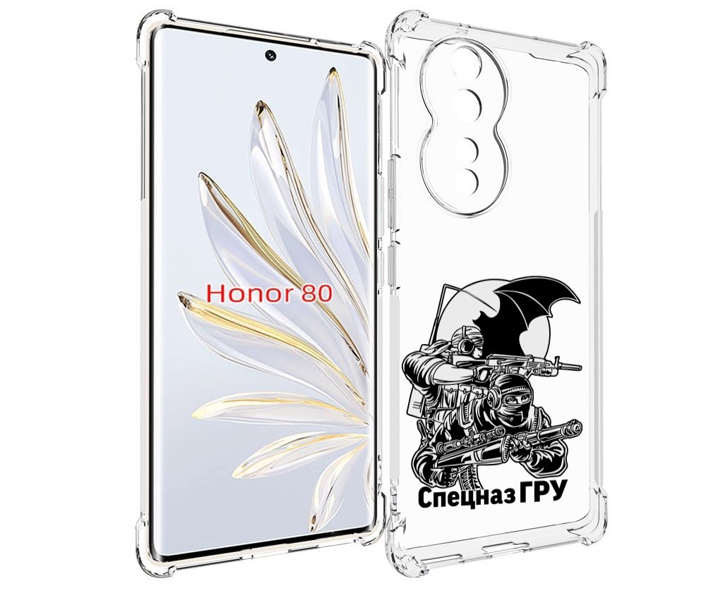 

Чехол MyPads спецназ гру для Honor 80, Прозрачный, Tocco