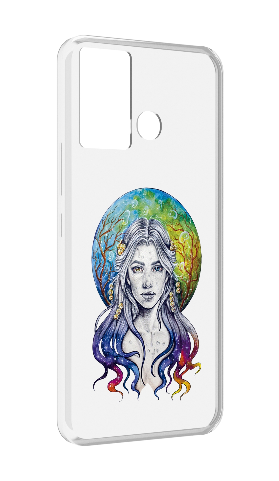 

Чехол MyPads девушка с красивыми волосами для Infinix Hot 12 Play, Прозрачный, Tocco