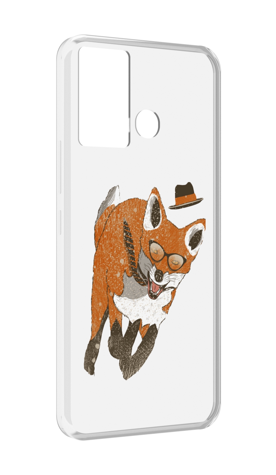 

Чехол MyPads шустрый лис для Infinix Hot 12 Play, Прозрачный, Tocco