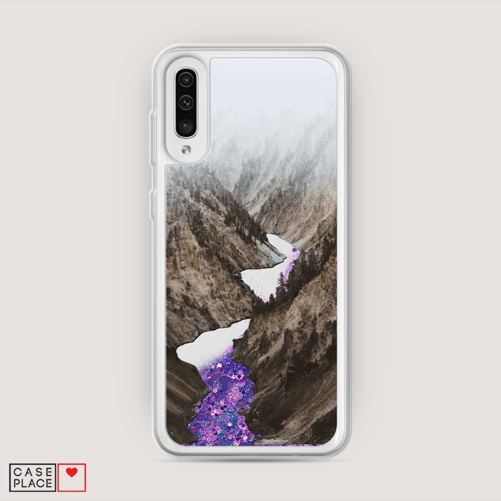 

Чехол Awog на Samsung Galaxy A50 "Горная река", Разноцветный, 27792-1