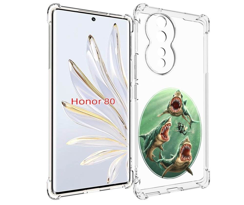 

Чехол MyPads синяя бездна для Honor 80, Прозрачный, Tocco