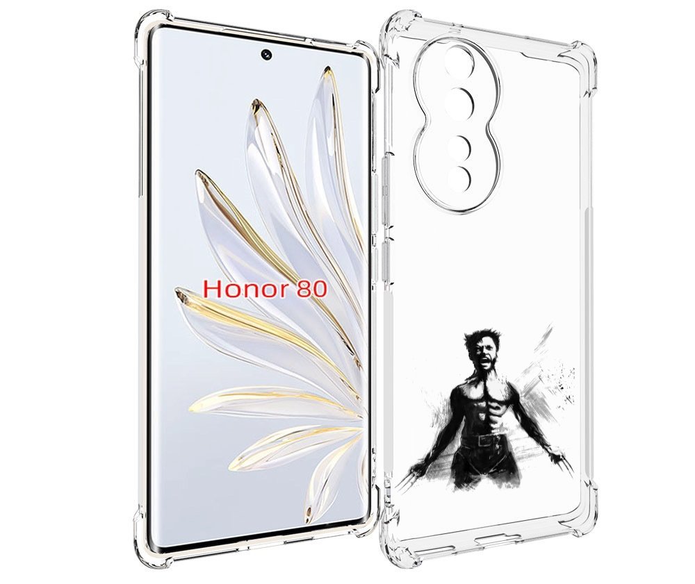 

Чехол MyPads росомаха для Honor 80, Прозрачный, Tocco